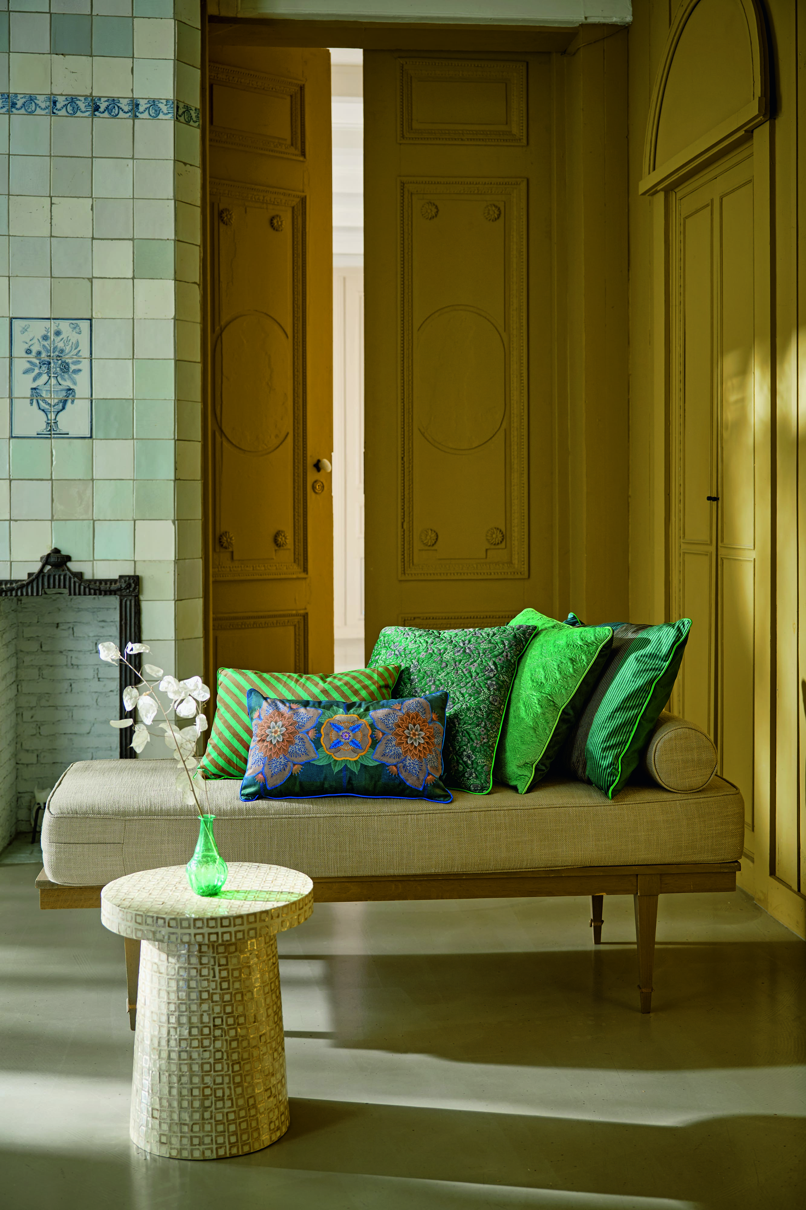 Pip Studio Home Deco FW2025 Cushions Green 01